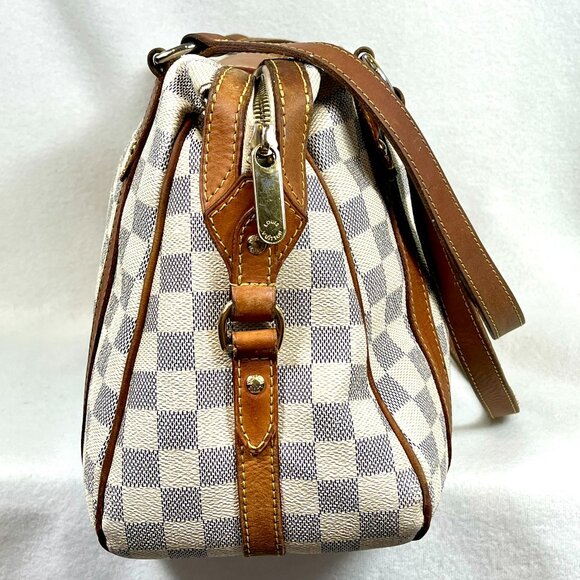 SOLD - Authentic 2012 Louis Vuitton Damier Azur Stresa MM Shoulder Bag - READ - Picture 6 of 16